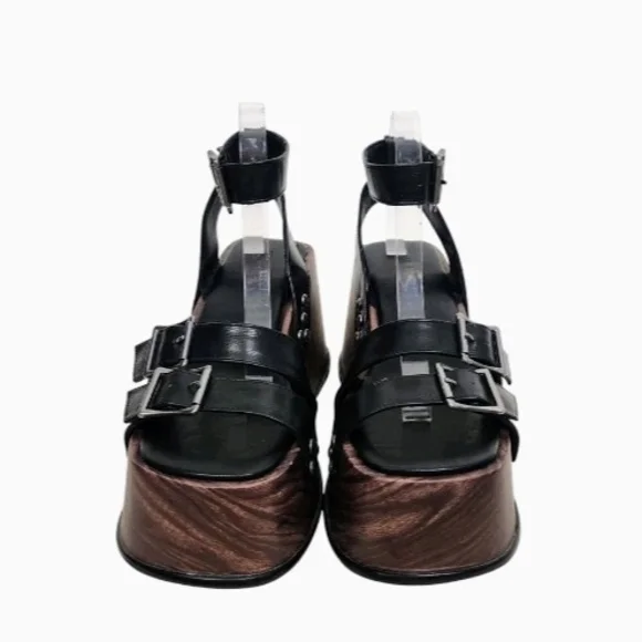 Black Platform Sandals - Picture 6 of 6